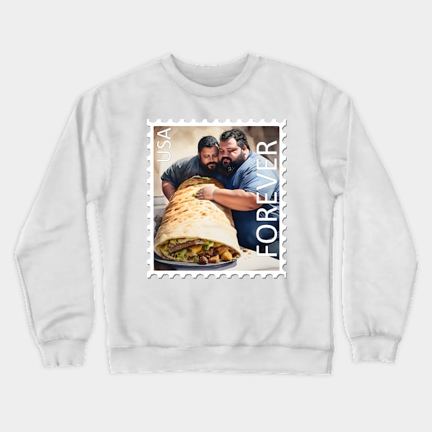 Burrito Forever Crewneck Sweatshirt by Bearly Dressed